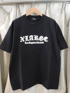 X-LARGE エクストララージ XLARGE OLD ENGLISH LOGO S/S TEE Lサイズ ブラック 2024 ZOZOTOWN 完売 最新人気品 送料\230~　