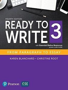 [A11625917]Ready to Write 3 (4E) Student Book with Essential Online Resourc