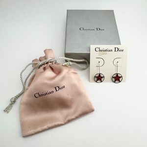 Christian Dior クリスチャンディオール スター ピアス 小物 アクセサリー 箱付き【k4637】