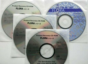 ◆ 日立 Flora 270W NB8 用 Win XP-Pro リカバリＣＤセット ◆