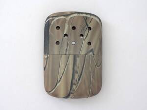 送料無料 Zippo ジッポ カイロ ハンドウォーマー カモフラ 白金カイロ　中古美品