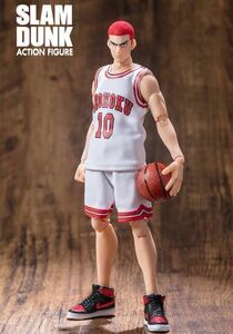 【即納】スラムダンク 1/10 可動フィギュア 桜木花道 10号 湘北白ユニフォーム SLAMDUNK ACTION FIGURE 非s.h.figuarts figma