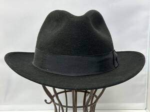 STETSON　ステットソン　クラッシャブルハット　サイズL 黒