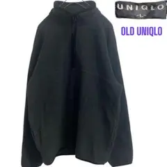 希少　OLD UNIQLO ハーフジップ　フリース　プルオーバー L