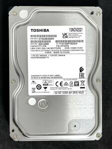 【送料無料】　★ 2TB ★　TOSHIBA / DT02ABA200V　【使用時間：814ｈ】 2021年製　稼働少　3.5インチ内蔵HDD　AVコマンド対応