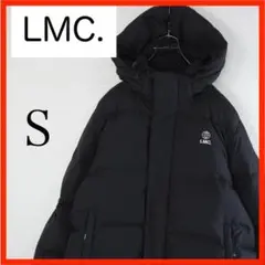 LMC　ダウンジャケット　コート　黒　S　ビッグロゴ　ミドル