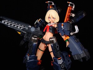 メガミデバイス　バスタードール　タンク MIDNIGHT FANG　塗装済み改修完成品　武器追加　コトブキヤ