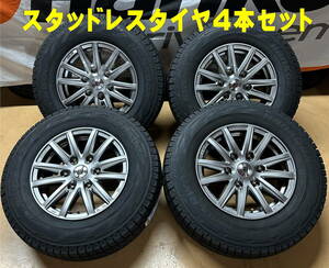 【送料込み!】195/80R15 タイヤ・ホイール4本SET！数量限定 特価商品 【23年製】HANKOOK ハンコック RW06 冬用*スタッドレス ハイエース 