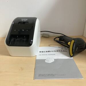 121010【100円スタート】brotherラベルプリンターQL-800☆ 中古品（保管品/現状品）通電確認、使用動作未確認/部品どり/ジャンク品