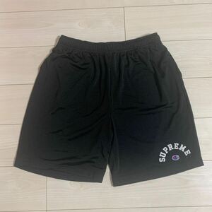 シュプリーム チャンピオン Champion ショートパンツ ハーフパンツ 24SS S ブラック Mesh Short SUPREME