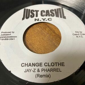 JAY-Z & PHARREL / Change Clothes - WYCLEF JEAN & MISSY ELLIOTT / Party To Damascus HIPHOP EP 7inch レコード ジャマイカ盤 Jamaica