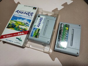 SFC ペブルビーチの波濤 遥かなるオーガスタ2 MASTERS スーパーファミコンソフト　ゴルフ