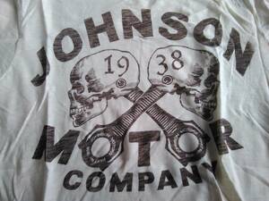 良品　Johnson Motors Tシャツ　XS　スカル