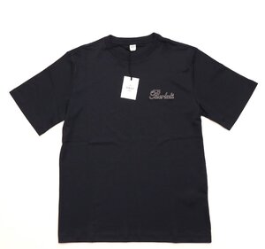 ベルルッティ メンズ スモール 刺繍Thabor Tシャツ ネービー サイズXL BERLUTI R26JRS124 651 MARINE 新品