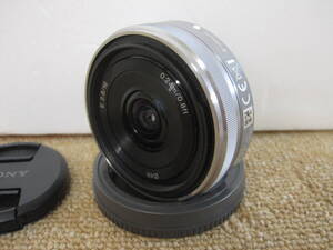 ●SONY ソニーカメラレンズ 16mm F=2.8 SEL16F28●中古品