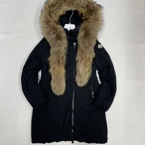 極上 0/Sサイズ Moncler モンクレール XENI ゼニ ラクーンファー ダウンコート