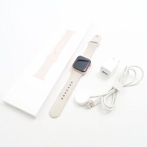 1円 美品 Apple アップル Apple Watch SE アップルウォッチ ゴールド 40mmケース アルミニウム製 A2351 GPS AC1514