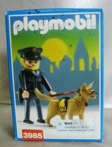 プレイモービル PLAYMOBIL 警察官と警察犬 3985