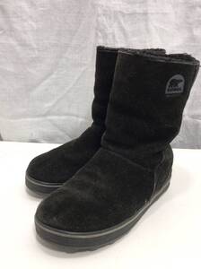 SOREL ソレル ブーツ ブラック スエード 24cm C5