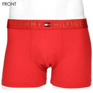 TOMMY HILFIGER トミーヒルフィガー 85 ORGNAL HOLIDAY MICRO TRUNK マイクロ 前閉じ ボクサーパンツ メンズ 53302006 レッド M