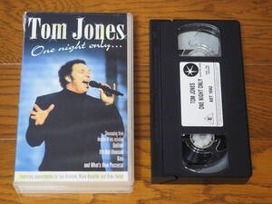 PAL方式輸入VHS♪Tom Jones♪One night only…