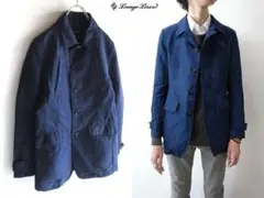 LOUNGE LIZARD LINEN/COTTONxWASH コート 1 青