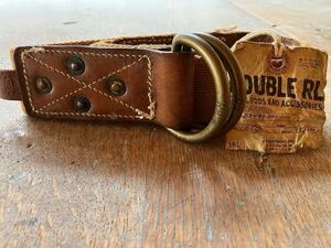 W38 インチ　Double RL(RRL) SANDERS BELT ダブルアールエル リングベルト イタリア製