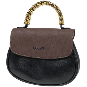 ロエベ LOEWE ベラスケス ハンドバッグ 2WAY ショルダーバッグ ハンドバッグ レザー ブラック ブラウン レディース 【中古】