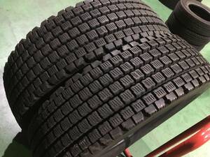 x926-3-11 ☆295/80R22.5 BS W910 中古2本セット！ 2021年製 残溝20～19ｍｍ 中古スタッドレス ブリヂストン♪ k170