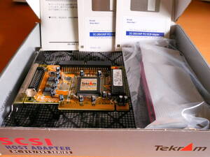 未使用 希少 Tekram SCSI HOST ADAPTER DC395U REV1.0 ULTRA SCSI-3 動作未検証 付属品全てあり