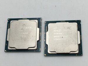 ♪▲【Intel インテル】Core i7-8700K CPU 部品取りI7 2点セット SR3QR まとめ売り 1227 13