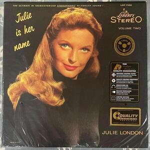 ♪美品♪Julie London - Julie Is Her Name Volume II/再生2回/音飛びなし/高音質盤/45回転/200g重量盤/Analogue Productions/ジュリー