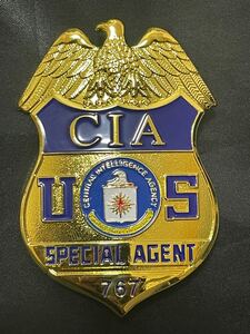 【入手困難】米CIA 中央情報局 US Central Intelligence Special Agentフルサイズ ポリスバッジ NYPD LAPD ミリタリーPolice バッチ レア