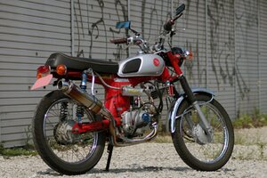 Realize CL50 ベンリィ バイクマフラー BA-CD50 1999年式モデル対応 エンプレス チタン マフラー カスタム パーツ BENLY V-402-101-01