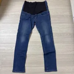 無印良品　マタニティデニムパンツ　サイズL