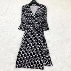 美品✨　ダイアンフォンファステンバーグ　ワンピース　ラップ　シルク サイズ0