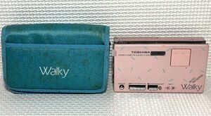 KGNY4875 希少 TOSHIBA 東芝 Walky ステレオカセットプレーヤー KT-AS10 ピンク 昭和レトロ コレクション ジャンク 現状品