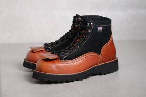 【美品】【US8】入手困難 USA製 ダナー ブルリッジ チェリーブラック ゴアテックス ツートン 15603 EE DANNER BULL RIDGE CHE/BLK GORE-TEX