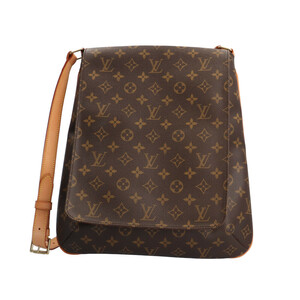 ルイヴィトン ミュゼット モノグラム ショルダーバッグ モノグラムキャンバス M51256 ブラウン レディース LOUIS VUITTON 中古 美品