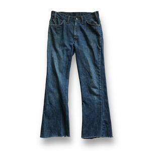 levis リーバイス 70s 80s 646 ベルボトム　 デニムパンツ　42TALON オレンジタブ　ボタン裏23 ビンテージ　USA製ウエスト80cm w32くらい