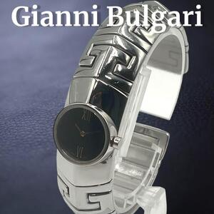 １円 【圧倒的存在感】90s Gianni Bulgari vintage bangle Watch ジャン二 ブルガリ　エニグマ 腕時計 バングルウォッチ