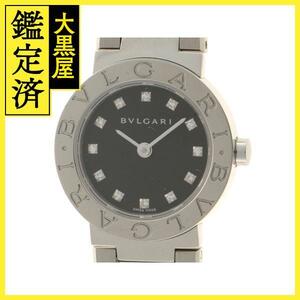 BVLGARI　ブルガリ　ブルガリ　ブルガリ　BB23SS　SS/ダイヤ　レディース　クォーツ　2148103690082【432】