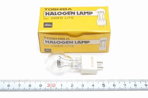 ※【新品未使用】 TOSHIBA 東芝 HALOGEN LAMP ハロゲンランプ for VIDEO LITE ビデオライト用 100V 300WL c0328L2