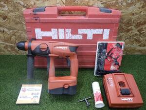 HILTI ヒルティ 充電式ロータリーハンマドリル TE2-A バッテリー・充電器・ケース セット 電動工具 中古品 241115