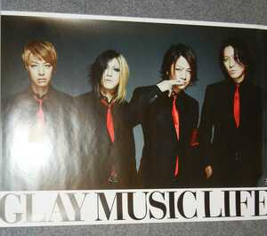 ◆ポスター◆GLAY／グレイ／１１／MUSIC LIFE