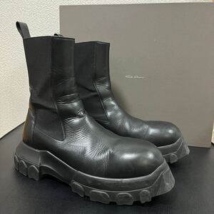 1スタ！箱付き!!rick owens BEATLE BOZO TRACTOR ボゾ　トラクター　ブーツ　リックオウエンス 【44】美品　黒　