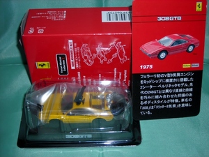 1/64　フェラーリ２　３０８　ＧＴＢ　黄