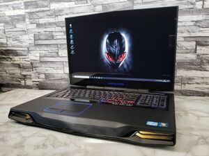 【ゲーミングPC】プラチナモデル☆DELL ALIENWARE M17X・FHD メモリ16GB☆NIVIDA GTX 675Ｍ☆/Core i7/SSD480GB+HDD500GB/office/win10