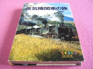 ★ 当時物 ★ カラー 蒸気機関車の旅 ★ 山渓カラーガイド 33 ★ 山と渓谷社 ★昭和49年(1974年)発行★消えゆく蒸気機関車★牽引列車時刻表