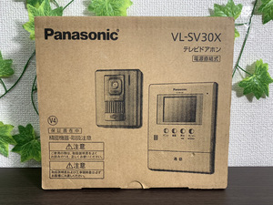 5291-03★新品未使用♪Panasonic パナソニック テレビドアホン 電源直結式 VL-SV30X/モニター親機/VL-V566-S/カラーカメラ玄関子機/グレー